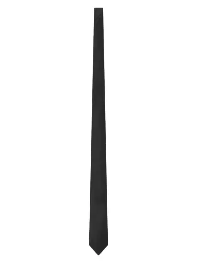 Saint Laurent Men's Tie in Silk Satin | Thumbnail 1 Saint Laurent Men's Tie in Silk Satin | Thumbnail 1