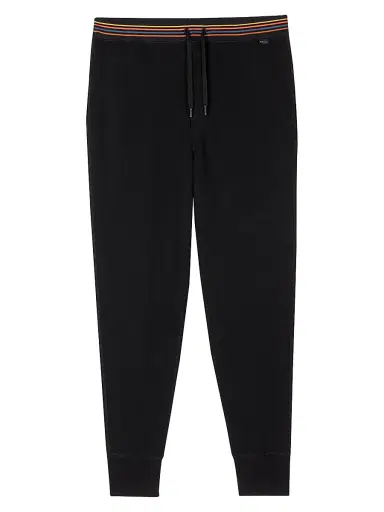 Paul Smith Men's Drawstring Jersey Lounge Pants - Black - Size XL | Thumbnail 1 Paul Smith Men's Drawstring Jersey Lounge Pants - Black - Size XL | Thumbnail 1