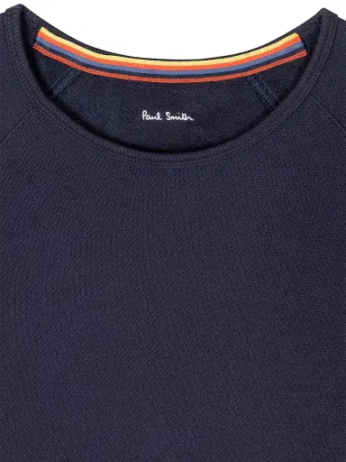 Paul Smith Men's Artist Long-Sleeve Sweatshirt - Inky | Thumbnail 2 Paul Smith Men's Artist Long-Sleeve Sweatshirt - Inky | Thumbnail 2