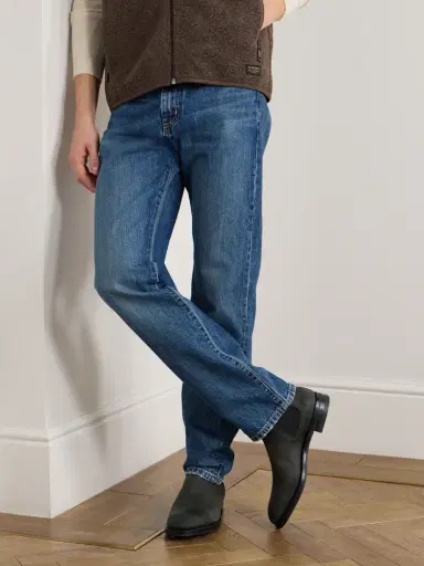 Edward Green Govan Waxed-Suede Chelsea Boots - Men | Thumbnail 2 Edward Green Govan Waxed-Suede Chelsea Boots - Men | Thumbnail 2
