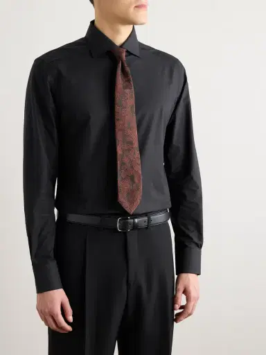 Zegna Trofeo Cotton-Poplin Shirt - Men | Thumbnail 2 Zegna Trofeo Cotton-Poplin Shirt - Men | Thumbnail 2