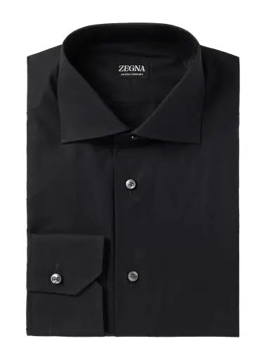 Zegna Trofeo Cotton-Poplin Shirt - Men | Thumbnail 1 Zegna Trofeo Cotton-Poplin Shirt - Men | Thumbnail 1