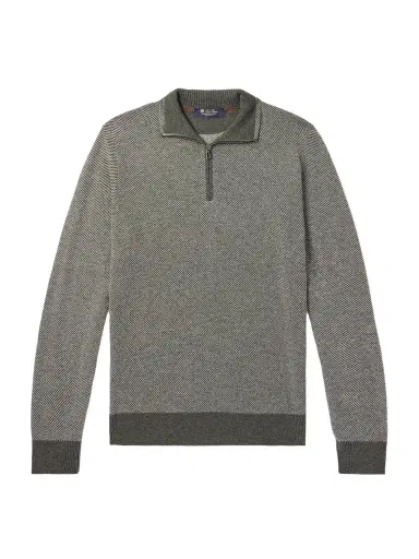 Loro Piana Roadster Cashmere Half-Zip Sweater - Men | Thumbnail 1 Loro Piana Roadster Cashmere Half-Zip Sweater - Men | Thumbnail 1