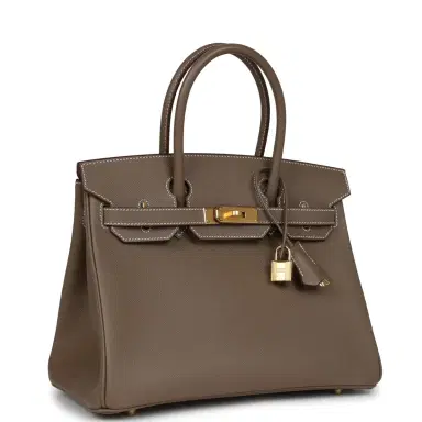 HERMÈS Hermes Birkin 30 Etoupe Epsom Gold Hardware | Thumbnail 2 HERMÈS Hermes Birkin 30 Etoupe Epsom Gold Hardware | Thumbnail 2