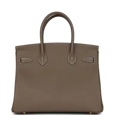 HERMÈS Hermes Birkin 30 Etoupe Epsom Gold Hardware | Thumbnail 4 HERMÈS Hermes Birkin 30 Etoupe Epsom Gold Hardware | Thumbnail 4