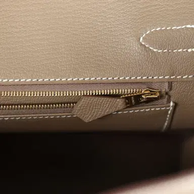 HERMÈS Hermes Birkin 30 Etoupe Epsom Gold Hardware | Thumbnail 9 HERMÈS Hermes Birkin 30 Etoupe Epsom Gold Hardware | Thumbnail 9
