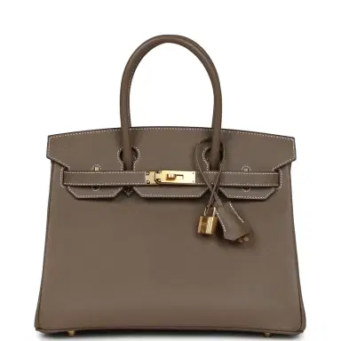 HERMÈS Hermes Birkin 30 Etoupe Epsom Gold Hardware | Thumbnail 1 HERMÈS Hermes Birkin 30 Etoupe Epsom Gold Hardware | Thumbnail 1