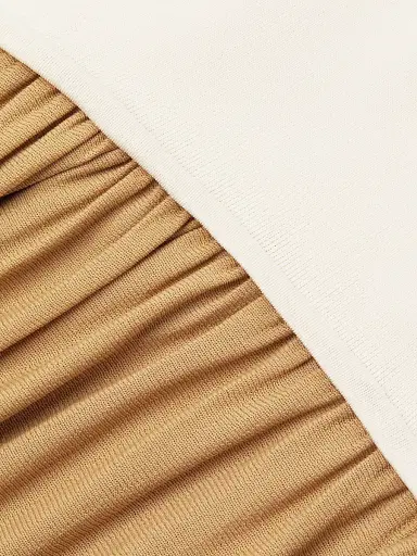 Solid & Striped Women's Soglio Halter Dress - Ecru Camel | Thumbnail 6 Solid & Striped Women's Soglio Halter Dress - Ecru Camel | Thumbnail 6