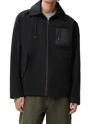 Loewe Men's Hooded Nylon-Blend Jacket | Thumbnail 3 Loewe Men's Hooded Nylon-Blend Jacket | Thumbnail 3
