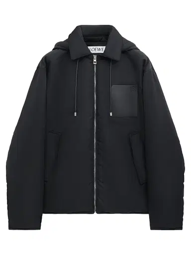 Loewe Men's Hooded Nylon-Blend Jacket | Thumbnail 1 Loewe Men's Hooded Nylon-Blend Jacket | Thumbnail 1