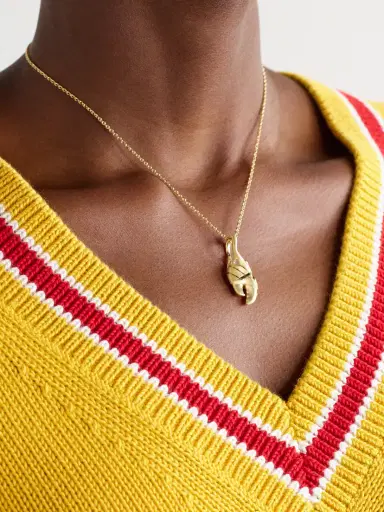 OLE LYNGGAARD COPENHAGEN Young Fish Claw 18-karat Gold Necklace | Thumbnail 2 OLE LYNGGAARD COPENHAGEN Young Fish Claw 18-karat Gold Necklace | Thumbnail 2