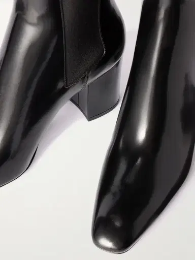Saint Laurent Betty Glossed-leather Chelsea Boots | Thumbnail 4 Saint Laurent Betty Glossed-leather Chelsea Boots | Thumbnail 4