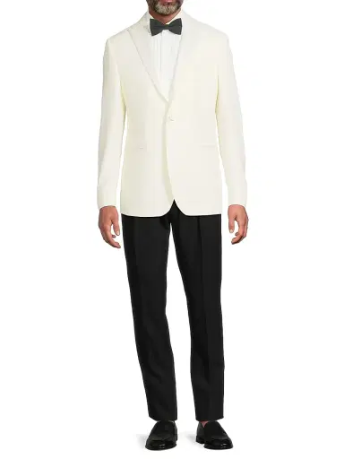 CORNELIANI Men's Peak Lapel Wool Dinner Jacket | Thumbnail 2 CORNELIANI Men's Peak Lapel Wool Dinner Jacket | Thumbnail 2