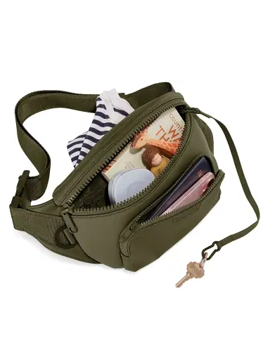 Dagne Dover Women's Jax Neoprene Belt Bag - Dark Moss | Thumbnail 3 Dagne Dover Women's Jax Neoprene Belt Bag - Dark Moss | Thumbnail 3