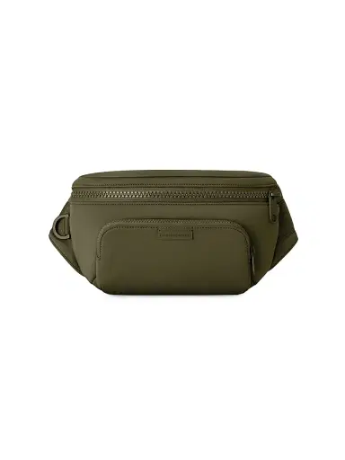 Dagne Dover Women's Jax Neoprene Belt Bag - Dark Moss | Thumbnail 1 Dagne Dover Women's Jax Neoprene Belt Bag - Dark Moss | Thumbnail 1