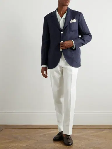 Brunello Cucinelli Linen Suit Jacket - Men | Thumbnail 2 Brunello Cucinelli Linen Suit Jacket - Men | Thumbnail 2