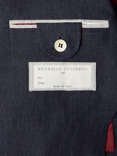 Brunello Cucinelli Linen Suit Jacket - Men | Thumbnail 5 Brunello Cucinelli Linen Suit Jacket - Men | Thumbnail 5