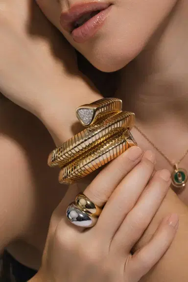 Marina B Triple Wrap Trisola Bangle Bracelet | Thumbnail 4 Marina B Triple Wrap Trisola Bangle Bracelet | Thumbnail 4