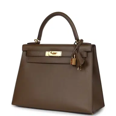 HERMÈS Hermes Kelly Sellier 28 Toundra Madame Gold Hardware | Thumbnail 3 HERMÈS Hermes Kelly Sellier 28 Toundra Madame Gold Hardware | Thumbnail 3