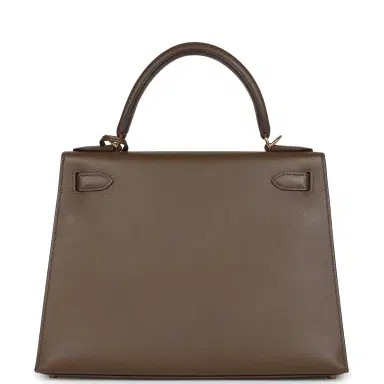 HERMÈS Hermes Kelly Sellier 28 Toundra Madame Gold Hardware | Thumbnail 5 HERMÈS Hermes Kelly Sellier 28 Toundra Madame Gold Hardware | Thumbnail 5