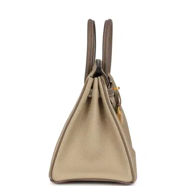 HERMÈS Hermes Special Order (HSS) Birkin 25 Etoupe/Trench Togo Brushed Gold Hardware | Thumbnail 4 HERMÈS Hermes Special Order (HSS) Birkin 25 Etoupe/Trench Togo Brushed Gold Hardware | Thumbnail 4