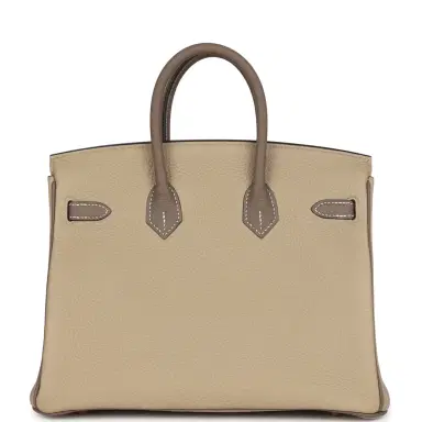 HERMÈS Hermes Special Order (HSS) Birkin 25 Etoupe/Trench Togo Brushed Gold Hardware | Thumbnail 5 HERMÈS Hermes Special Order (HSS) Birkin 25 Etoupe/Trench Togo Brushed Gold Hardware | Thumbnail 5