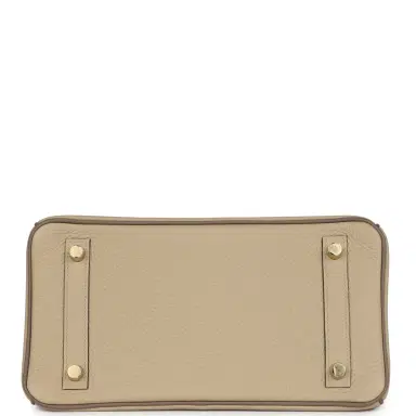 HERMÈS Hermes Special Order (HSS) Birkin 25 Etoupe/Trench Togo Brushed Gold Hardware | Thumbnail 6 HERMÈS Hermes Special Order (HSS) Birkin 25 Etoupe/Trench Togo Brushed Gold Hardware | Thumbnail 6