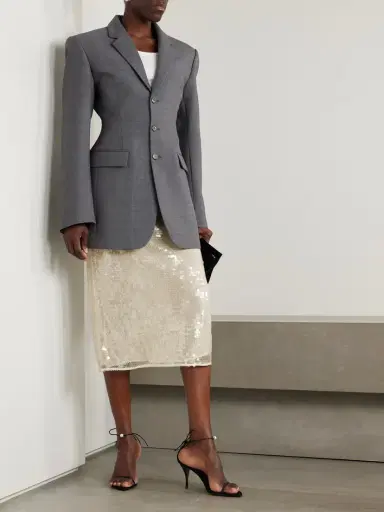 Stella McCartney Sequined Mesh Midi Skirt | Thumbnail 2 Stella McCartney Sequined Mesh Midi Skirt | Thumbnail 2