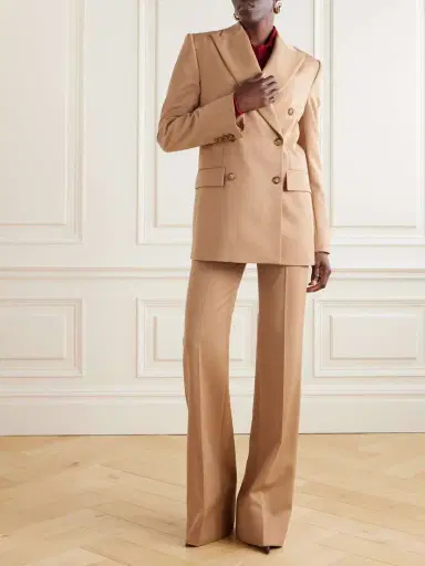 Stella McCartney Double-breasted Striped Wool-blend Blazer | Thumbnail 2 Stella McCartney Double-breasted Striped Wool-blend Blazer | Thumbnail 2