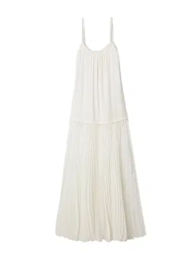 Zimmermann Crepe De Chine And Plissé-chiffon Maxi Dress | Thumbnail 1 Zimmermann Crepe De Chine And Plissé-chiffon Maxi Dress | Thumbnail 1