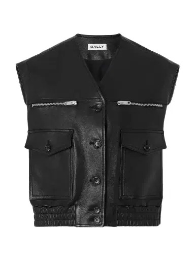 BALLY Leather Vest | Thumbnail 1 BALLY Leather Vest | Thumbnail 1
