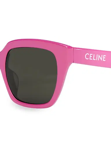 Celine Women's 56MM Square Sunglasses - Shiny Fuxia | Thumbnail 3 Celine Women's 56MM Square Sunglasses - Shiny Fuxia | Thumbnail 3