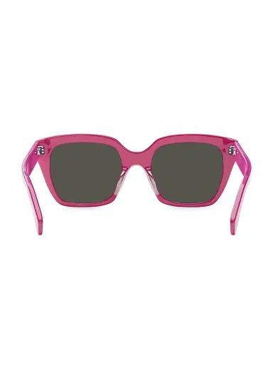 Celine Women's 56MM Square Sunglasses - Shiny Fuxia | Thumbnail 5 Celine Women's 56MM Square Sunglasses - Shiny Fuxia | Thumbnail 5