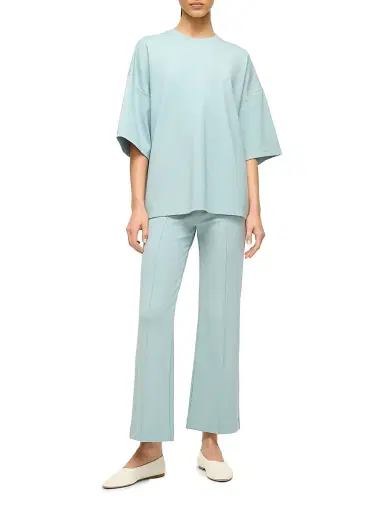 Staud Women's Capsule Oversized T-Shirt - Mist | Thumbnail 2 Staud Women's Capsule Oversized T-Shirt - Mist | Thumbnail 2