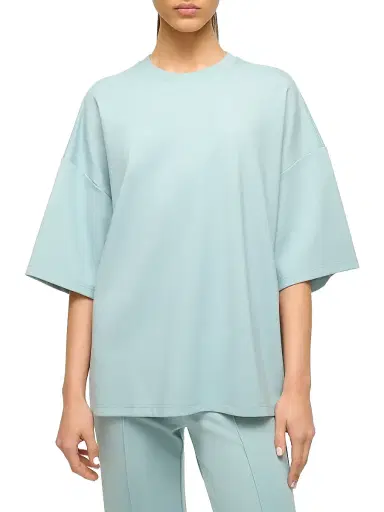 Staud Women's Capsule Oversized T-Shirt - Mist | Thumbnail 3 Staud Women's Capsule Oversized T-Shirt - Mist | Thumbnail 3