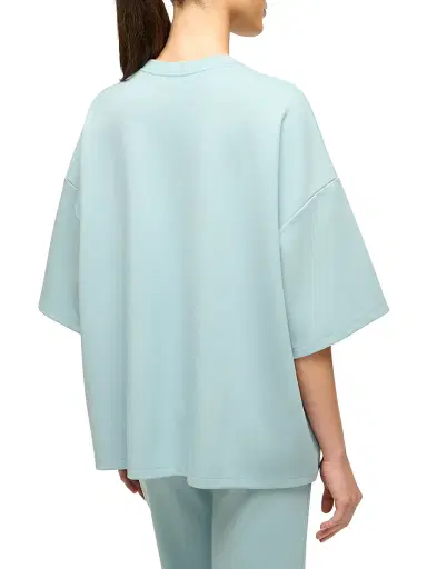 Staud Women's Capsule Oversized T-Shirt - Mist | Thumbnail 4 Staud Women's Capsule Oversized T-Shirt - Mist | Thumbnail 4