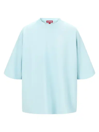 Staud Women's Capsule Oversized T-Shirt - Mist | Thumbnail 1 Staud Women's Capsule Oversized T-Shirt - Mist | Thumbnail 1
