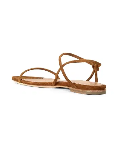 Staud Women's Laurel Suede Sandals - Tan - Size 10 | Thumbnail 3 Staud Women's Laurel Suede Sandals - Tan - Size 10 | Thumbnail 3