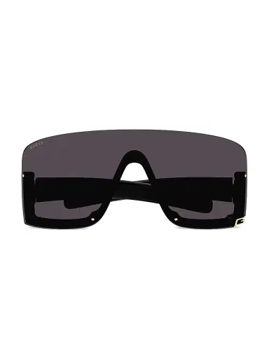 Gucci Women's Fs Evolution Fashion Show 99MM Mask Sunglasses - Black | Thumbnail 2 Gucci Women's Fs Evolution Fashion Show 99MM Mask Sunglasses - Black | Thumbnail 2