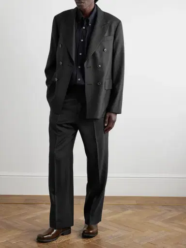 Our Legacy Double-Breasted Unstructured Wool Blazer - Men | Thumbnail 2 Our Legacy Double-Breasted Unstructured Wool Blazer - Men | Thumbnail 2