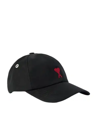 AMI PARIS Logo-Embroidered Cotton-Twill Baseball Cap - Men | Thumbnail 1 AMI PARIS Logo-Embroidered Cotton-Twill Baseball Cap - Men | Thumbnail 1