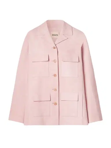 Khaite Morsson Suede Jacket | Thumbnail 1 Khaite Morsson Suede Jacket | Thumbnail 1