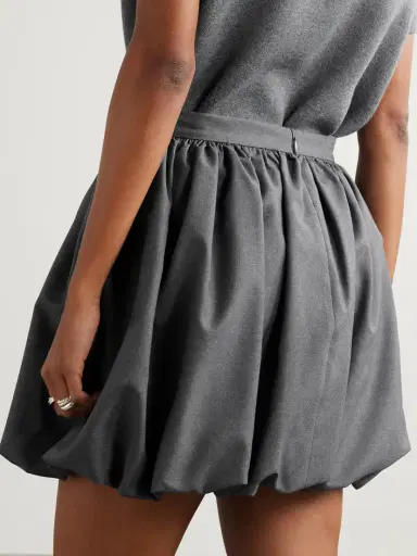 Marni Pleated Wool Mini Skirt | Thumbnail 3 Marni Pleated Wool Mini Skirt | Thumbnail 3