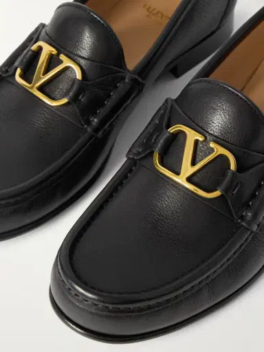 Valentino Garavani Vlogo Signature 20 Leather Loafers | Thumbnail 4 Valentino Garavani Vlogo Signature 20 Leather Loafers | Thumbnail 4