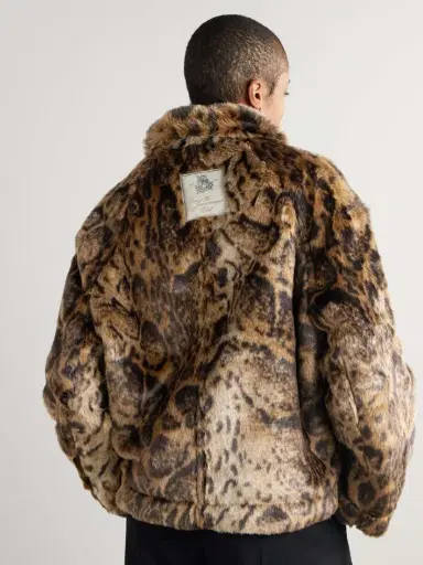 Jacquemus Fernando Leopard-print Plush Fabric Jacket | Thumbnail 4 Jacquemus Fernando Leopard-print Plush Fabric Jacket | Thumbnail 4