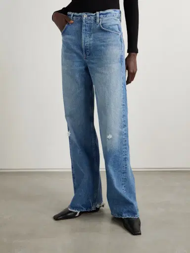 Citizens of Humanity Ayla Baggy Distressed High-rise Wide-leg Jeans | Thumbnail 3 Citizens of Humanity Ayla Baggy Distressed High-rise Wide-leg Jeans | Thumbnail 3