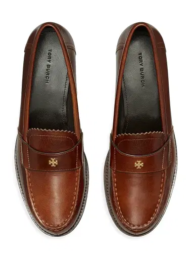 Tory Burch Women's Classic Leather Loafers | Thumbnail 3 Tory Burch Women's Classic Leather Loafers | Thumbnail 3