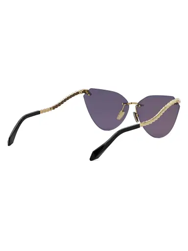 BVLGARI Women's Serpenti Viper 65MM Cat-Eye Sunglasses - Gold Violet | Thumbnail 6 BVLGARI Women's Serpenti Viper 65MM Cat-Eye Sunglasses - Gold Violet | Thumbnail 6