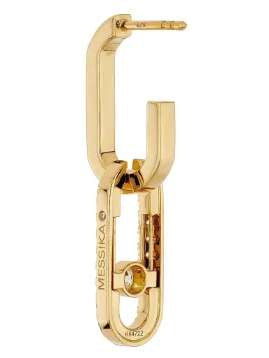 Messika Women's Move Link 18K Yellow Gold & 0.88 TCW Diamond Drop Earrings - Yellow Gold | Thumbnail 3 Messika Women's Move Link 18K Yellow Gold & 0.88 TCW Diamond Drop Earrings - Yellow Gold | Thumbnail 3