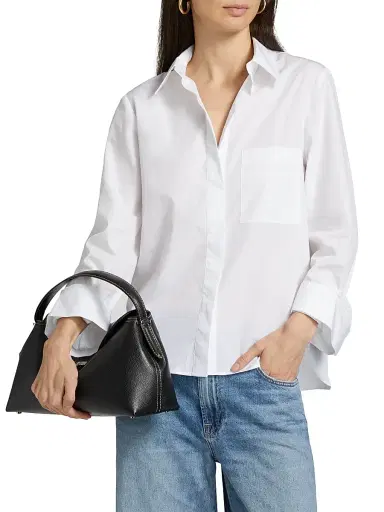 TWP Women's Boyfriend Cotton Patch Pocket Shirt | Thumbnail 3 TWP Women's Boyfriend Cotton Patch Pocket Shirt | Thumbnail 3